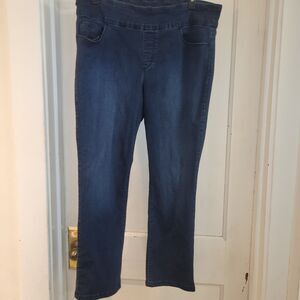 Gloria Vanderbilt dark wash jeans 18 short